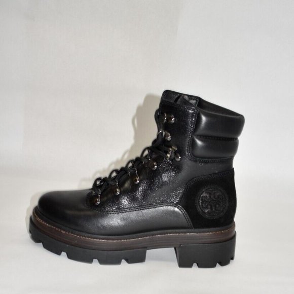 New! Tory Burch Hiker Ankle Boot Black Size 9.5 M DD358 - Picture 5 of 8